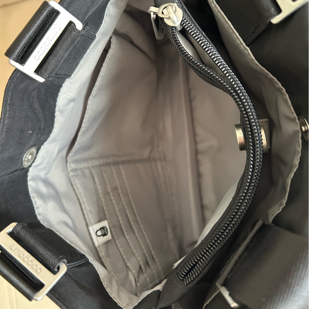 Baggallini Satchel, Tote with Multiple Compartments Turnlock, Crossbody Strap - Picture 9 of 15